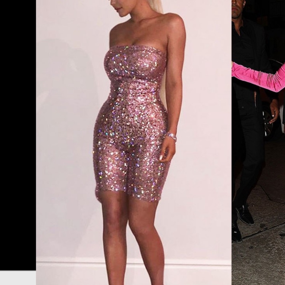 Sequin Romper - based on Kylie Jenners 21s bday! - Picture 3 of 6